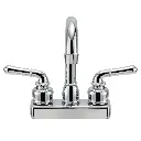 RV Faucet | Handle Bar Style with Tea Pot Handles | Chrome