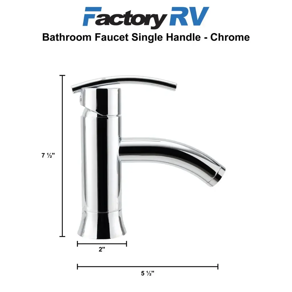 Ultra Faucet RV Bathroom Faucet Single Handle | Chrome