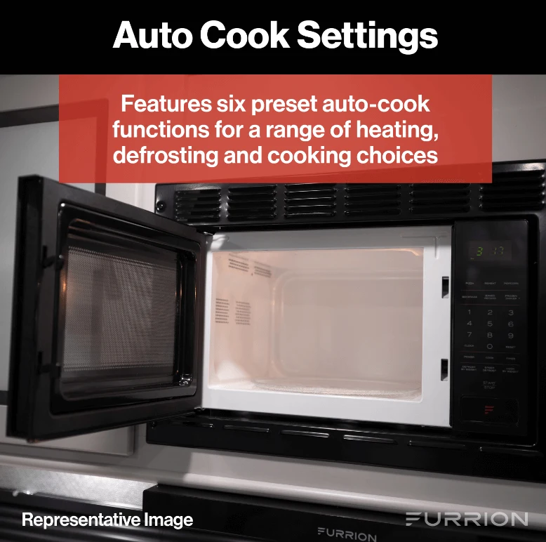0.9 cu ft - Built-in Microwave Black w/o trim kit