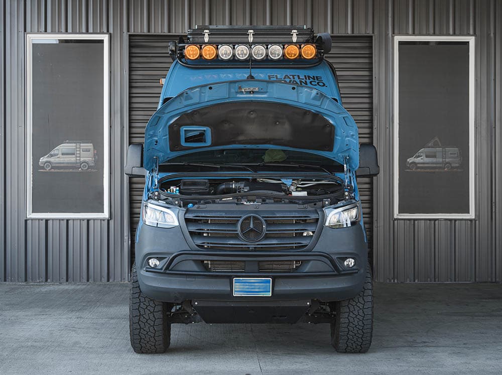 SPRINTER VAN HOOD STRUT KIT - FVCO