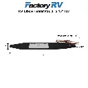 RV Elbow Pipe Tank Heater Pad | 12V | 3" x 13"