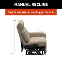 Thomas Payne® Signature Heritage Series RV Theater Seating Recliner - Left Arm