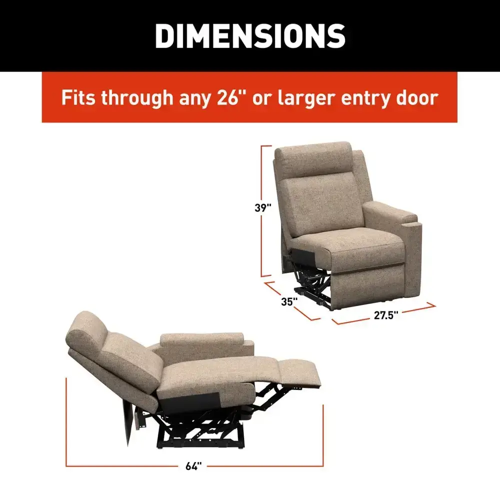Thomas Payne® Signature Heritage Series RV Theater Seating Recliner - Left Arm