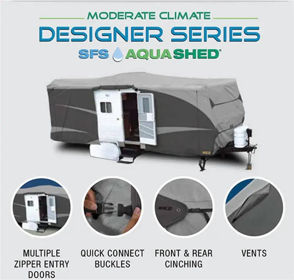 RV Covers - Class A ( Gray/ White )