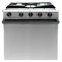 Dometic RV Oven 3-Burner Stove with Range | 21" Tall | Stainless Steel
