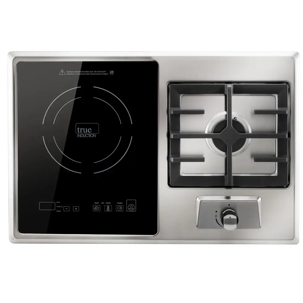 True Induction RV 2-Burner Induction Cooktop | Stainless Steel