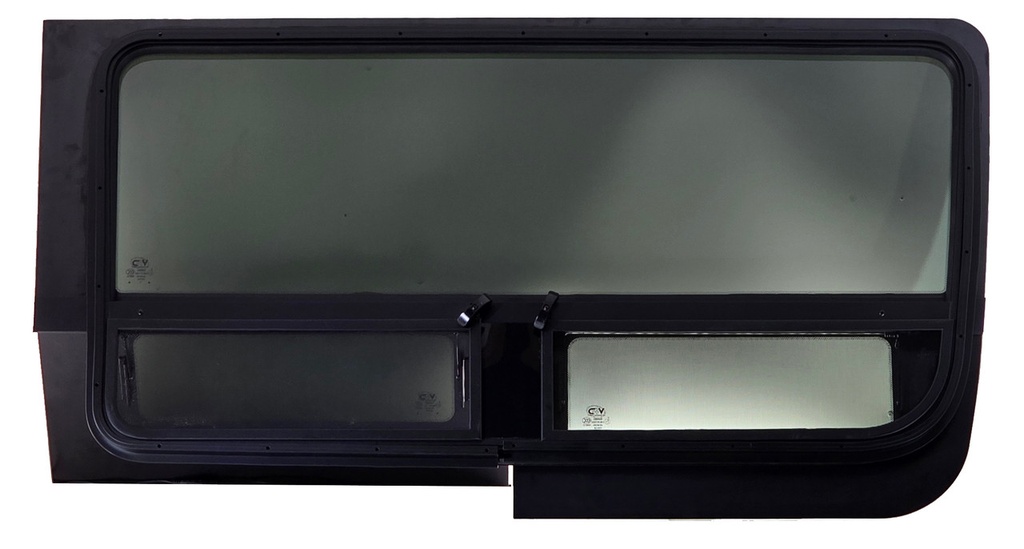 Dual-Vent Van Window - Driver Side Rear - MERCEDES SPRINTER - (SL101-DV)