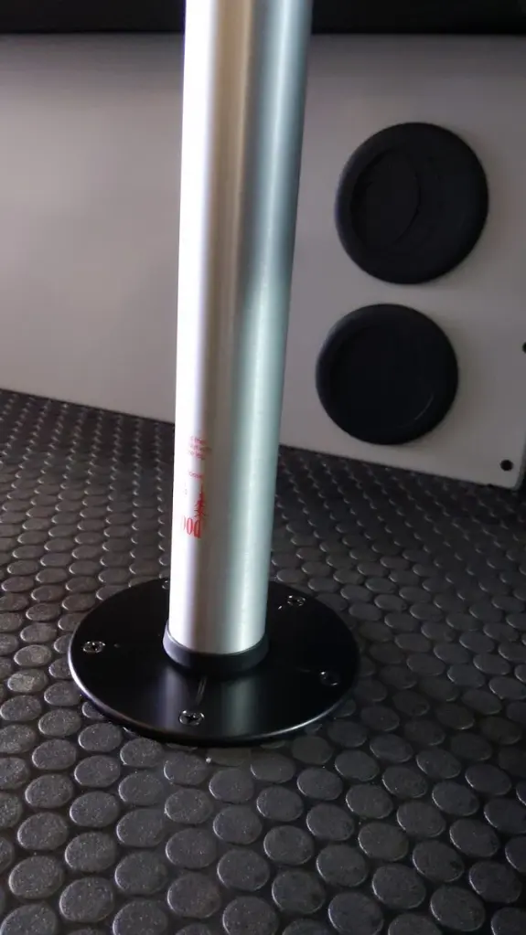 Removable Table Hardware Kit - Low Profile Mounting Base