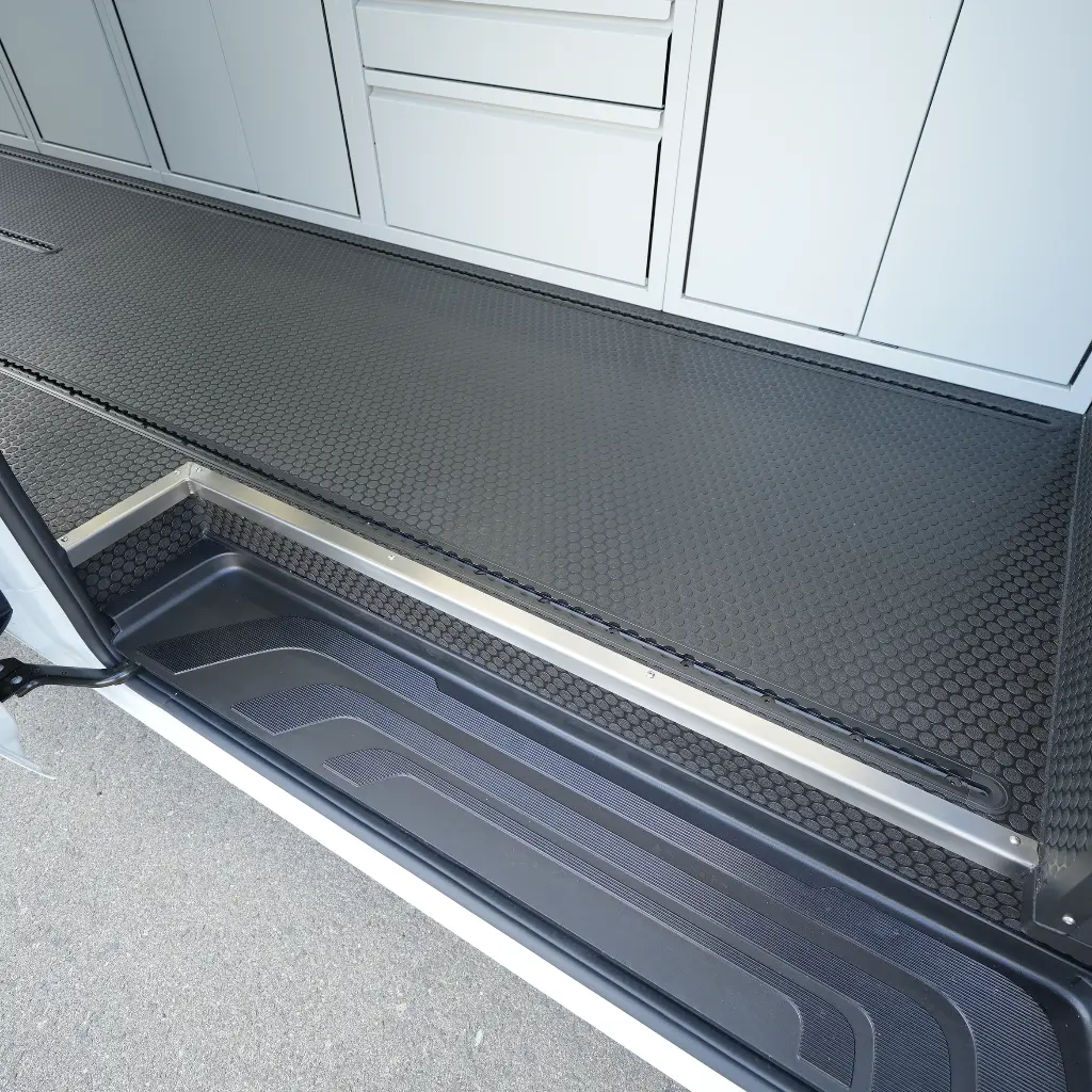 07+ Sprinter Van Sliding Door Step Entry Trim - Fits W/ Upgraded 3/4" Sub Floor