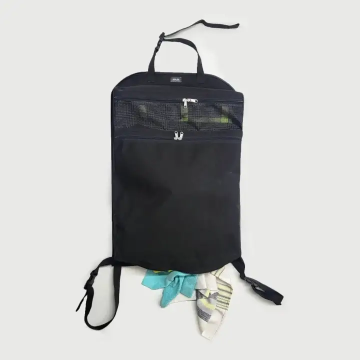 SEATBACK ORGANIZER - 2 Sections & dirty laundry compartment