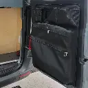 Rear Door Storage Bag with 5 Pockets - Mercedes Sprinter 2019+ Full/Half Plastic Trim (Passenger Side)