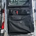 Rear Door Storage Bag with 5 Pockets - Mercedes Sprinter 2019+ Full/Half Plastic Trim (Passenger Side)