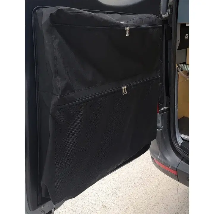 Rear Door Storage Bag with 2 Pockets - Mercedes Sprinter 2019+ Full/Half Plastic Trim (Driver Side)