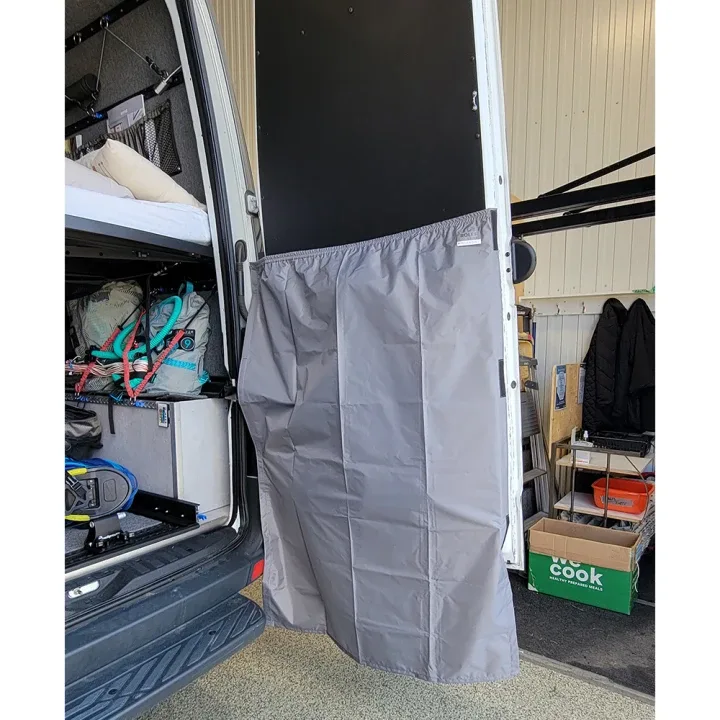 Exterior Rear Door Shower Curtain - Mercedes-Benz Sprinter 2007-2018