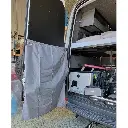 Exterior Rear Door Shower Curtain - Mercedes-Benz Sprinter 2007-2018