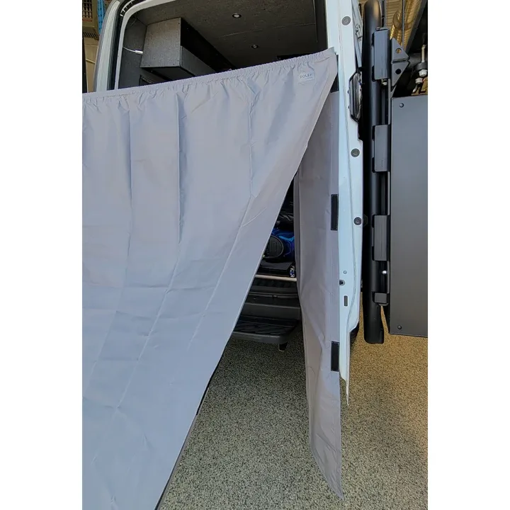Exterior Rear Door Shower Curtain - Mercedes-Benz Sprinter 2007-2018