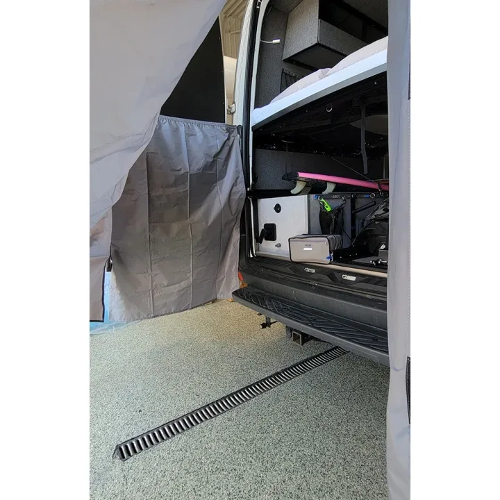 Exterior Rear Door Shower Curtain - Mercedes-Benz Sprinter 2007-2018