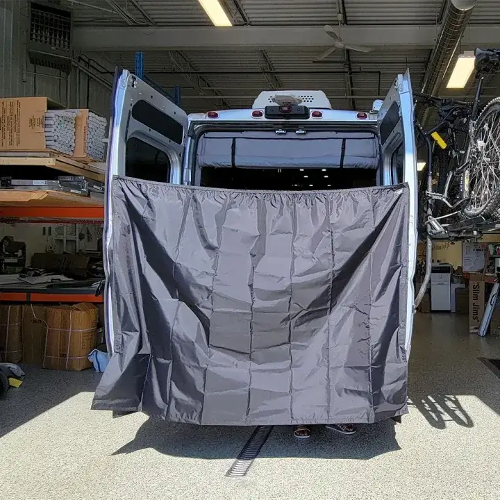 Exterior Rear Door Shower Curtain - Ram ProMaster 2014+