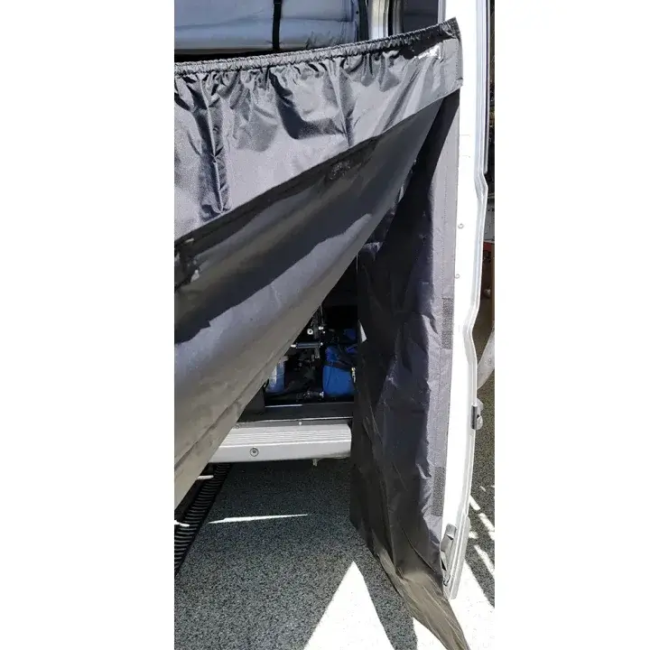 Exterior Rear Door Shower Curtain - Ram ProMaster 2014+