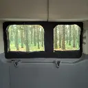 Rear Quarter Window Cover | Ford Transit Passenger Van 148" Med & High Roof 2015+