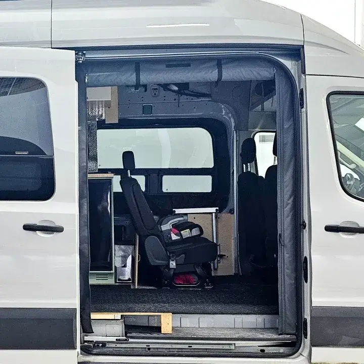 Magnetic Side Screen Door | Ford Transit Cargo Van Medium & High Roof 2015+