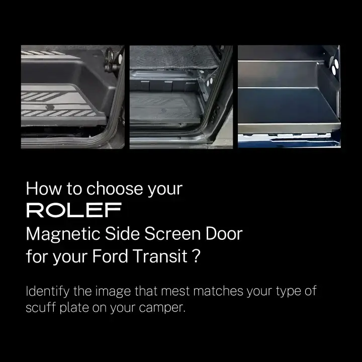 Magnetic Side Screen Door | Ford Transit Cargo Van Medium & High Roof 2015+