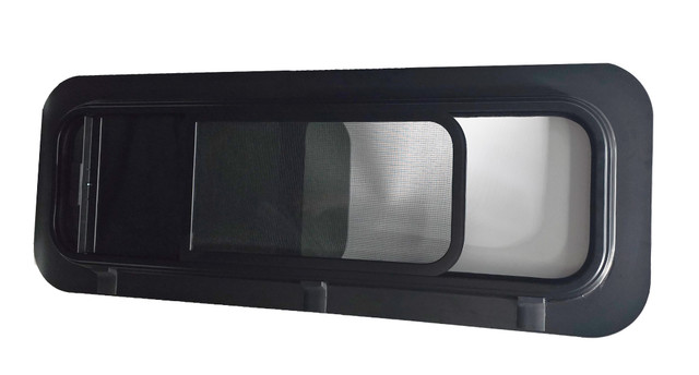 VWD 40" x 15" R Half-Slider Bunk Window - Passenger Side