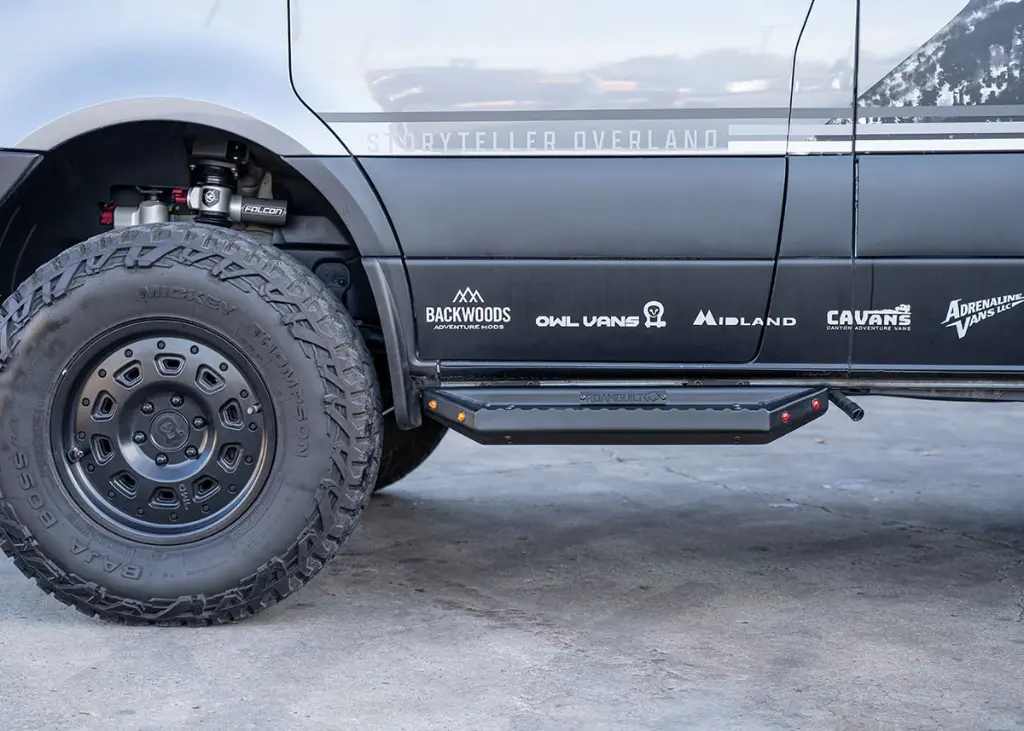 Sprinter:Transit EKKO and Open Trail Side Steps - Short:Flat Version (Fits Driver & Passenger side)8.webp