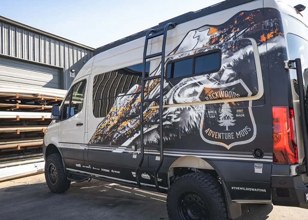 Mercedes Sprinter Chicane Side Ladder 2.webp