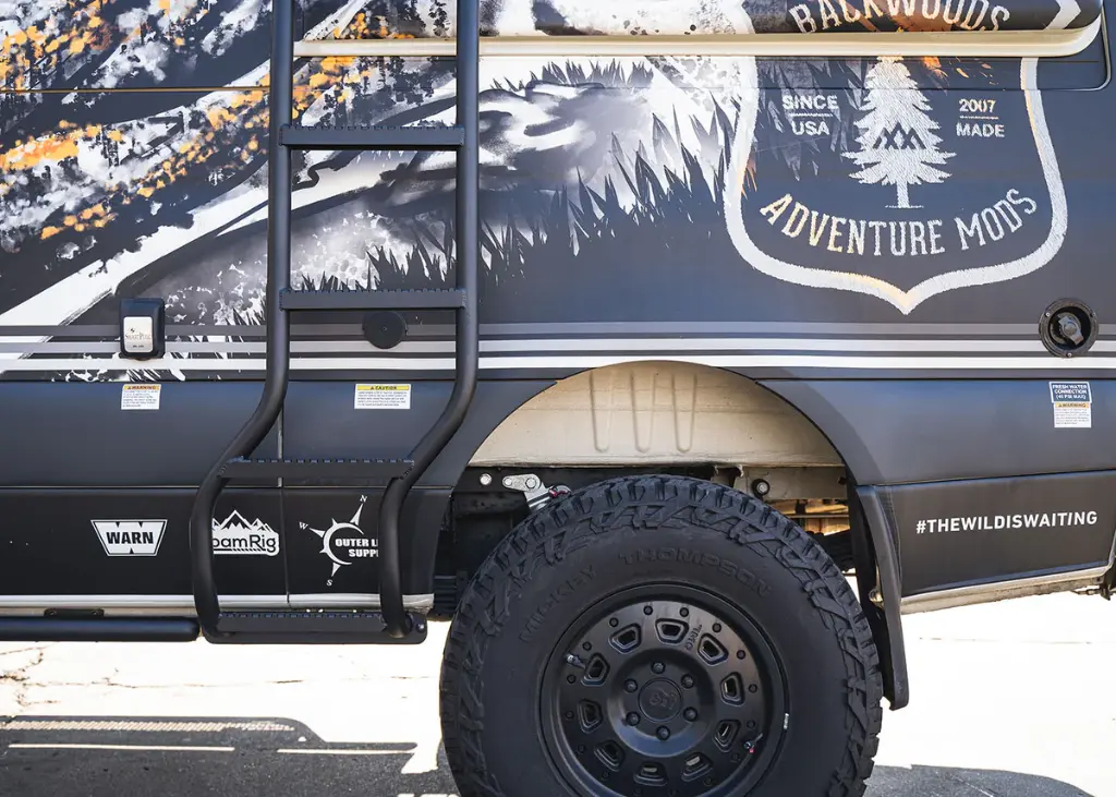 Mercedes Sprinter Chicane Side Ladder .webp