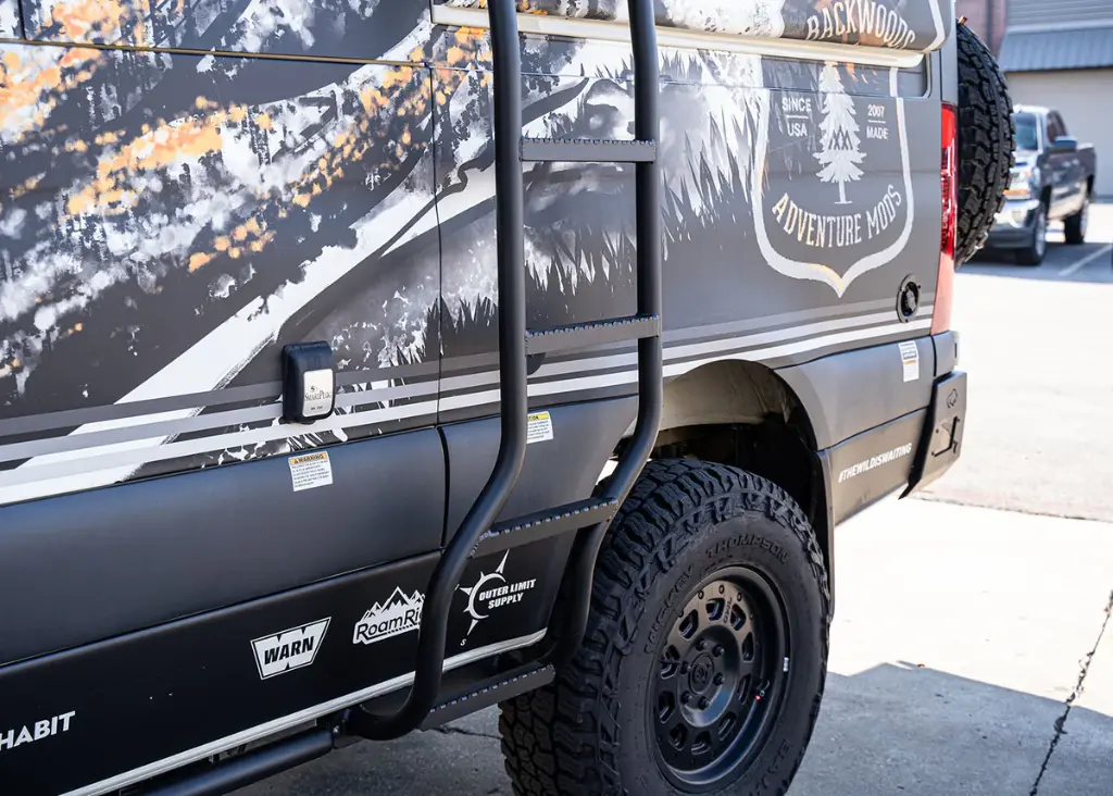 Mercedes Sprinter Chicane Side Ladder 8.webp