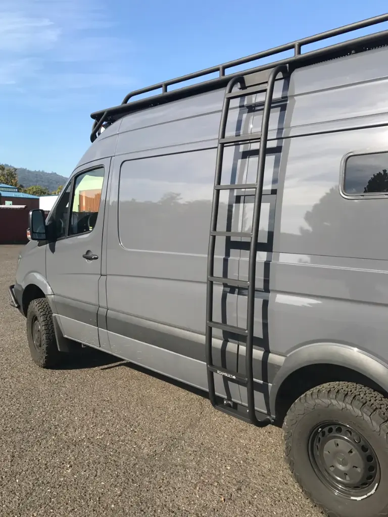 Mercedes Sprinter Straight Side Ladder 2.webp