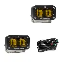 S2 SAE LED Auxiliary Light Pod Pair baja amber.webp