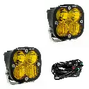 Squadron Sport Black LED Auxiliary Light Pod Pair baja amber .webp