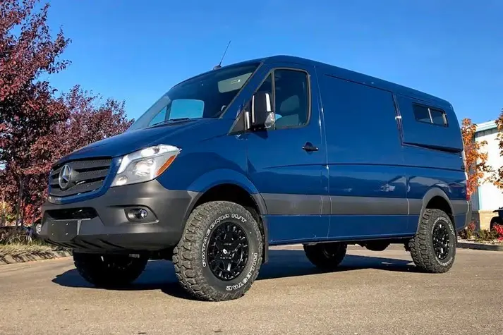 Van Compass Stage 5 - Sprinter 2500 2WD, 2007-2018 - 2 Inch Lift - 3.3 Struts and Shocks, Light:Mid Tune (7175-LM-RS) 2.webp