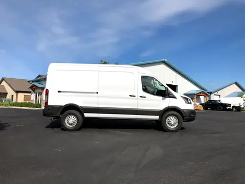 Van Compass TOPO 2 INCH FRONT AND REAR LIFT KIT - FORD TRANSIT 2018+, BLUE COIL 6.webp