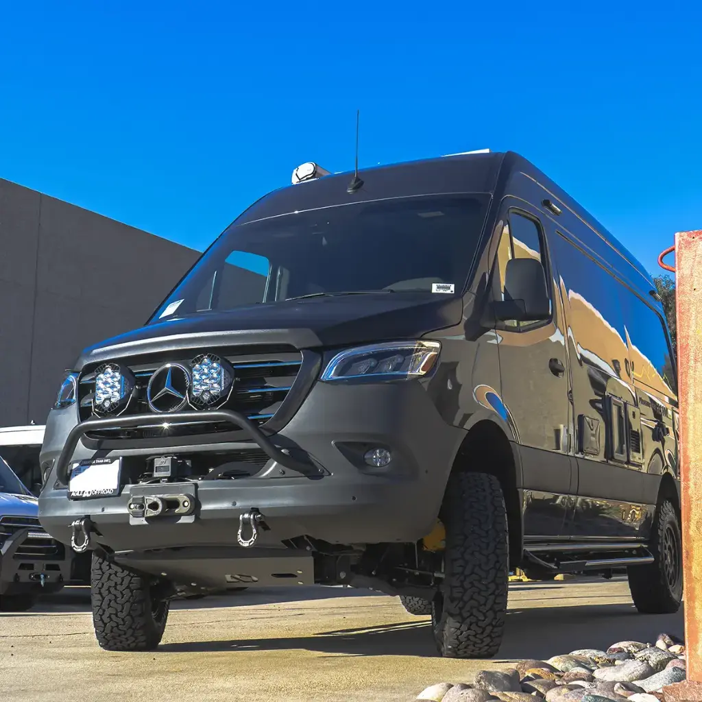 Ferrata Front Light Mount For 2019+ Sprinter by Agile Offroad7.webp