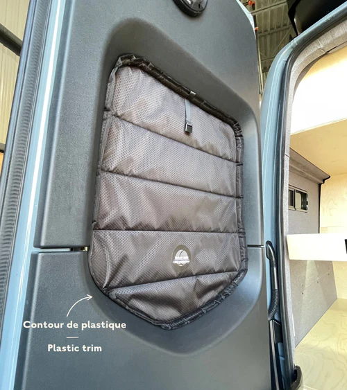 Insulated Window Covers – Rear Doors, Sprinter 2019+ (Set of 2)