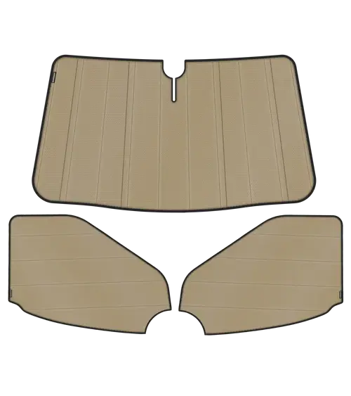 Insulated Front Cabin Window Cover Set (3-Pack) – Ford Transit 2020+ (Medium/High Roof)