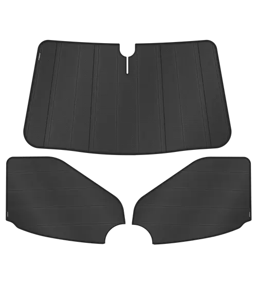 Insulated Front Cabin Window Cover Set (3-Pack) – Ford Transit 2020+ (Medium/High Roof)