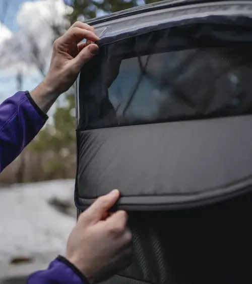 Insulated Front Cabin Window Cover Set (3-Pack) – Ford Transit 2020+ (Medium/High Roof)