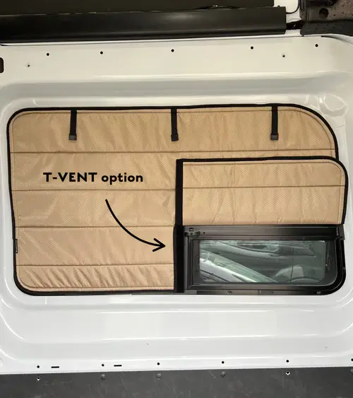 Insulated Crew Window Cover – Ford Transit 2015+ (Medium/High Roof)