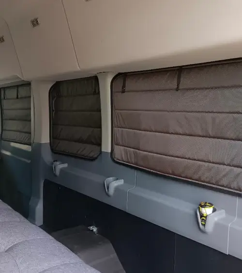 Insulated Crew Window Cover – Ford Transit 2015+ (Medium/High Roof)