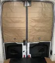 Rear Door Insulated Window Cover Set – Ford Transit 2015+ (Medium/High Roof)