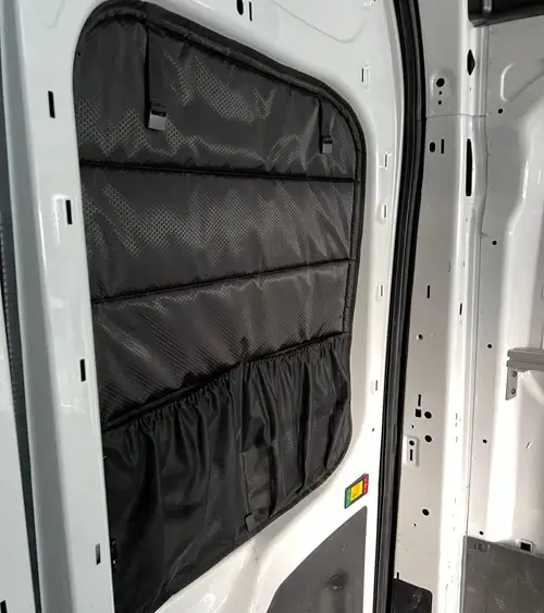 Rear Door Insulated Window Covers – Ford Transit 2015+ (Medium/High Roof)