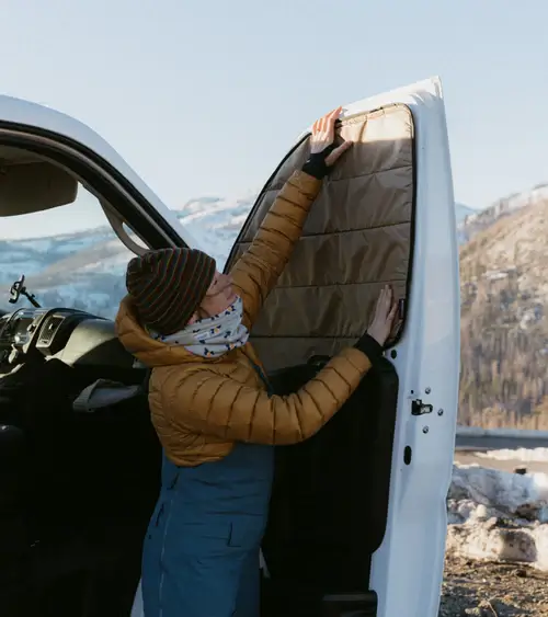 Front Door Insulated Window Covers – Promaster 2014+