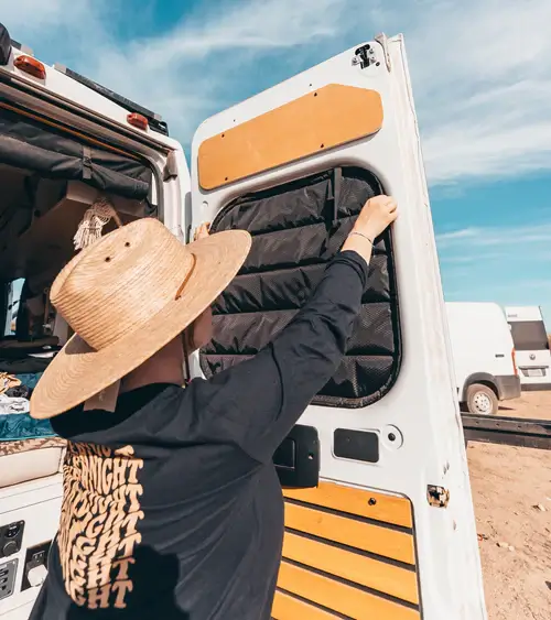 Rear Door Insulated Window Covers – Promaster 2014+