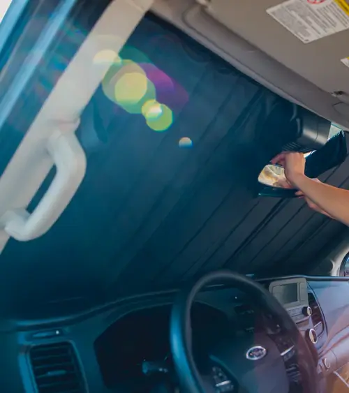 Front Cabin 3-Piece Insulated Window Cover Set – Ford Transit 2015–2019 (Medium/High Roof)