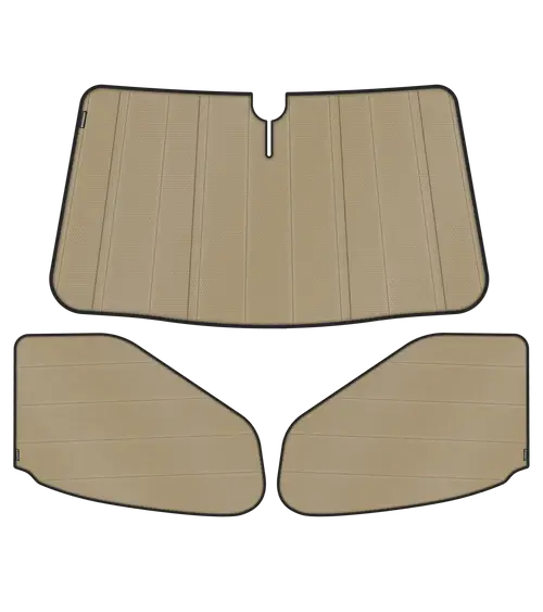 Front Cabin 3-Piece Insulated Window Cover Set – Ford Transit 2015–2019 (Medium/High Roof)