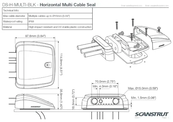 Scanstrut Horizontal Multi-Cable Seal 5.webp